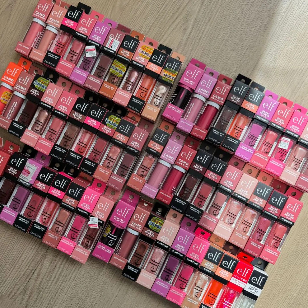 Lote Maquillaje Elf - Liquid Blush Lip Oil