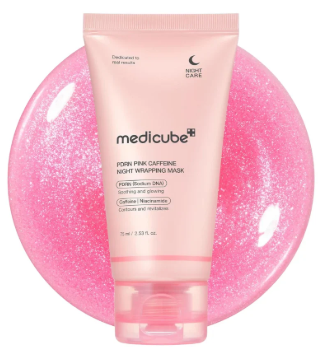 PDRN Pink Caffeine Night Wrapping Mask - 75ml