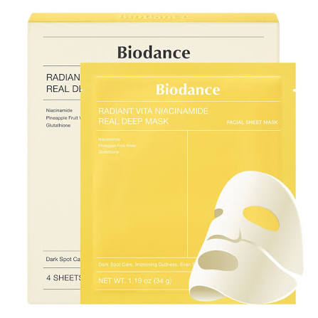 Biodance- Radiant Vita Niacinamide Real Deep Mask